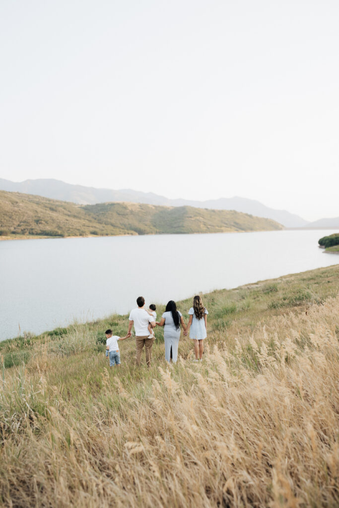 Family portraits in Salt Lake County Utah of the Claytons.