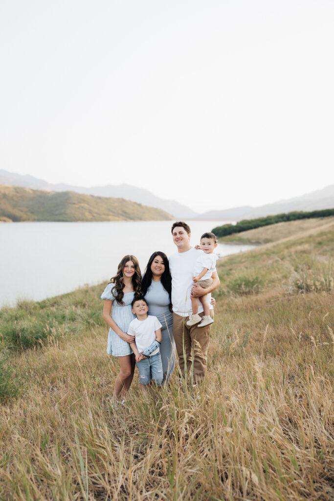 Family portraits in Salt Lake County Utah of the Claytons.